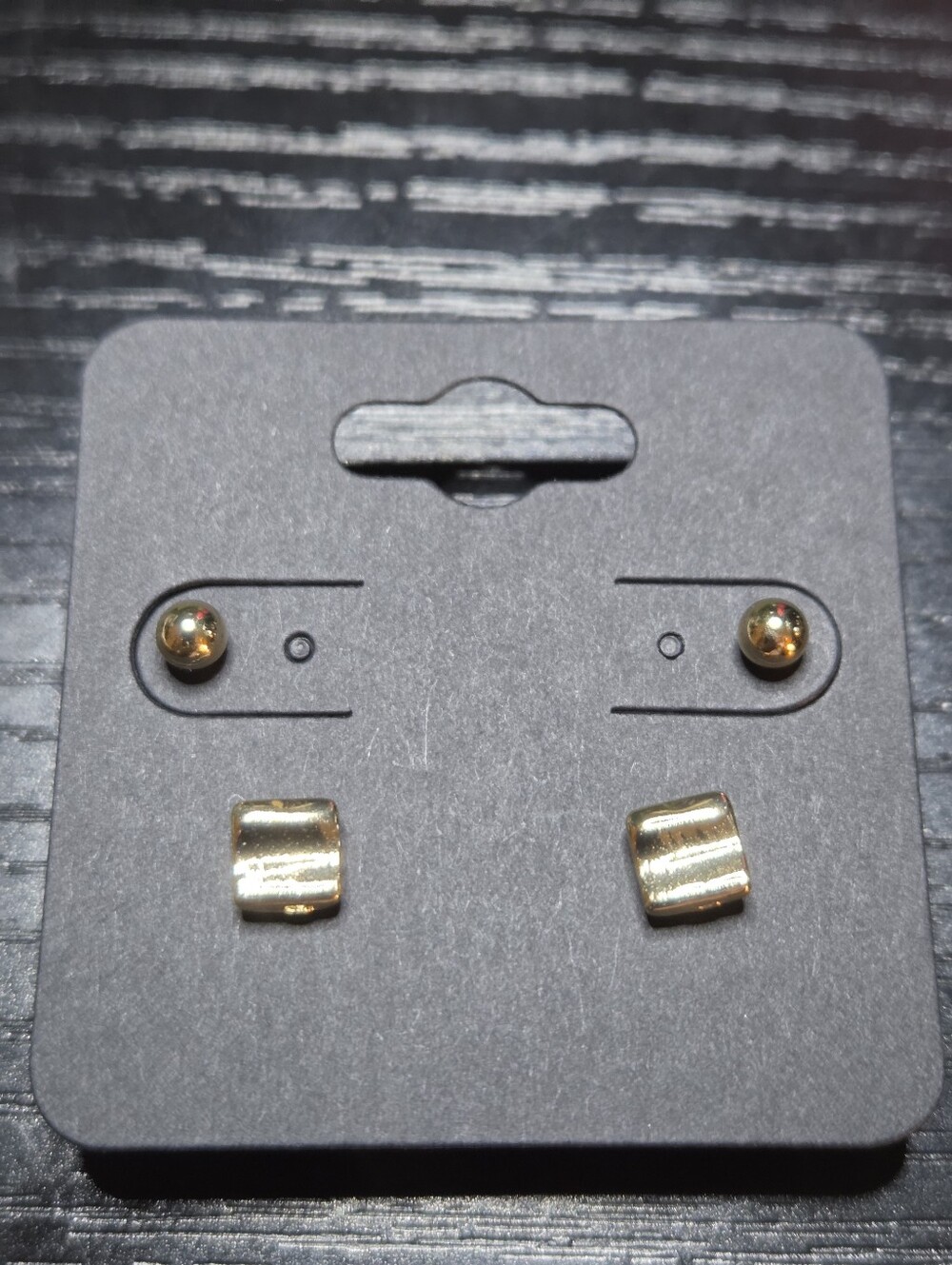 Universal Thread Gold-Tone Stud Earring Set - 2 Pairs